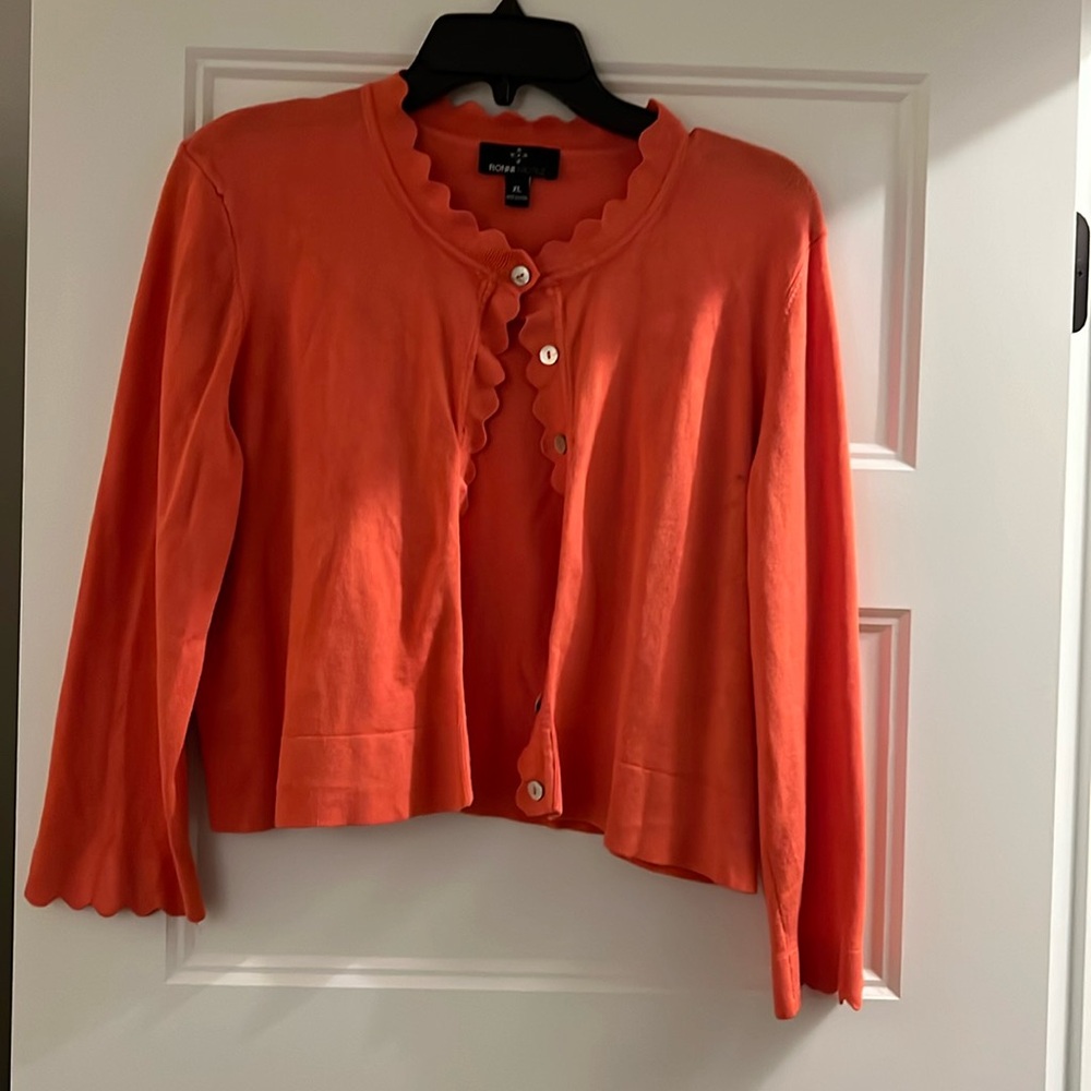 Toni Nicole Coral short sweater/Shrug XL